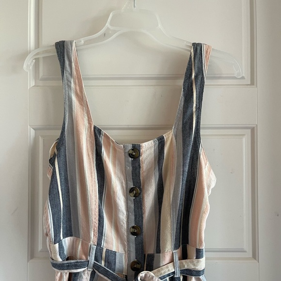 American Eagle Pastel Striped Romper - Picture 2 of 8